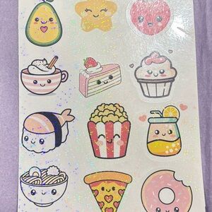 Cute Kawaii Food Stickers